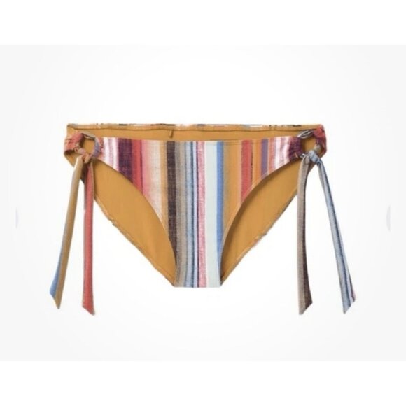 prAna Atalia Bikini Bottom Women’s Size X-large in Baja Stripe Retail $60 New - Picture 1 of 9